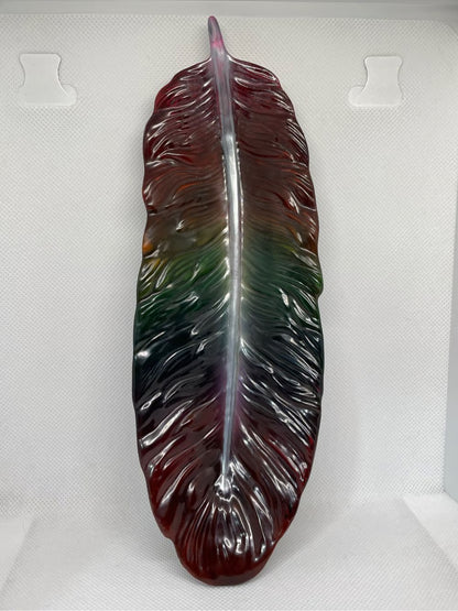 Resin Feather Tray